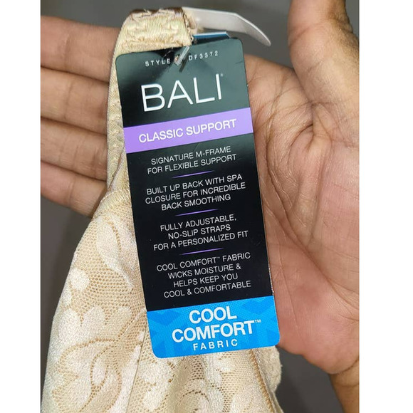 NWT Bali Beige Classic Support Cool Comfort Bra Size 42C - Picture 6 of 7